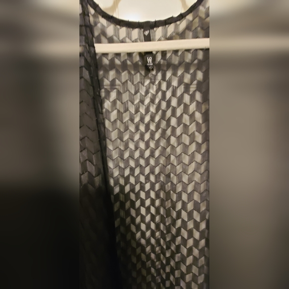 Black Sheer Kamino High Low Cover by Love Culture Size Medium - Picture 3 of 5